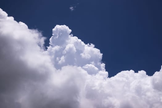 Blue Sky With Beautiful Clouds, cumulus clouds for background