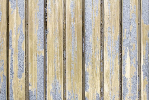 Wood faded and cracked, surface property, construction