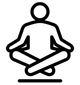 meditation person spiritual zen spirit silhouette illustration