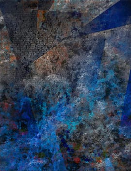 Glass texture in bright colors with words