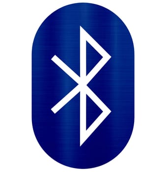 Bluetooth technology device connect metallic illustration transfer