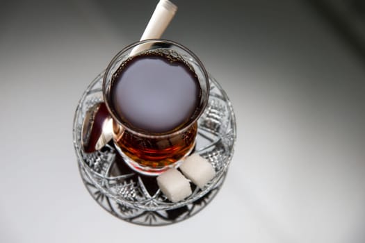 Tea in a glass