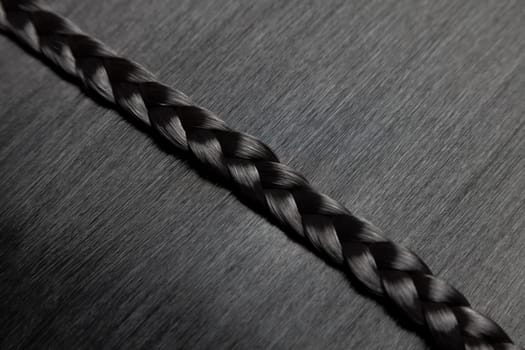 Closeup on luxurious straight glossy blonde hair