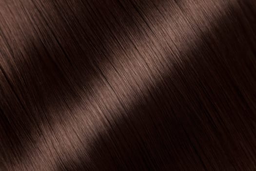 Closeup on luxurious straight glossy hair