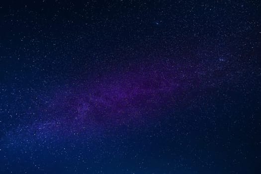 Star field with milky way in infinity space