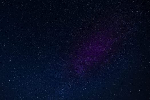Star field with milky way in infinity space