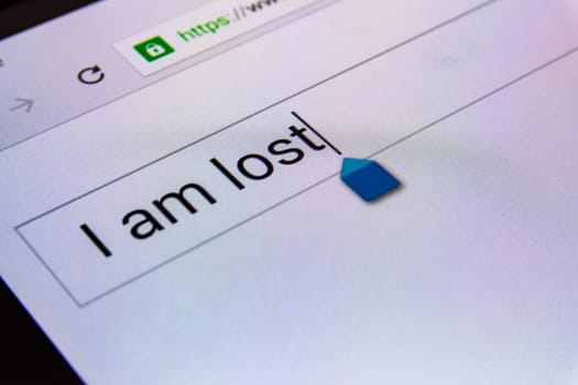 Magnifying Glass Search Box Empty Blank Internet Screen Lost