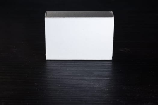 Paper Match Boxes Cartons Cardboard White Blank Template Contraast