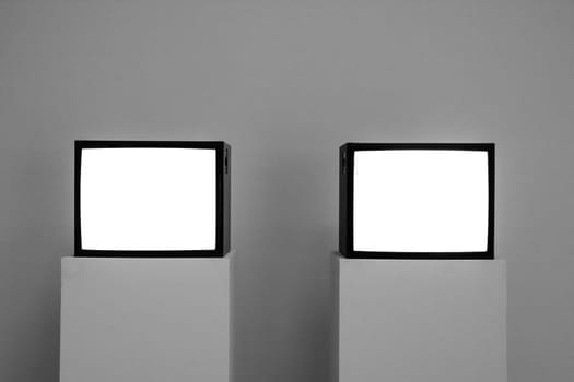 Art Museum Frame Wall Ornate Minimal Design White Isolated Clipping Path Template
