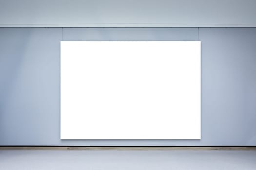 Art Museum Frame Wall Ornate Minimal Design White Isolated Clipping Path Template