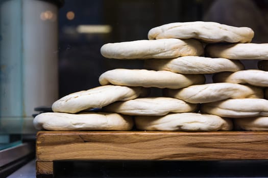 Chinese Handmade Flatbread Window Cooking Tourist Traveling Food Delicious Fresh White