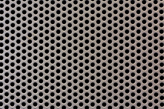 Perforated Metal Sheet Texture Macro Detail