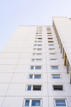 Modern Geometric Architecture Building Apartment Tall