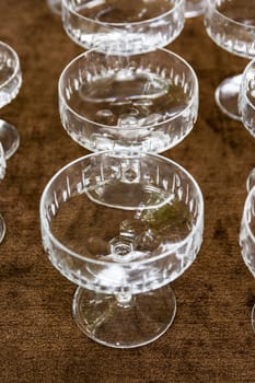 Fine Crystal Glasses Shining Felt Table Product Drinking Gastronomy Group Restaurant