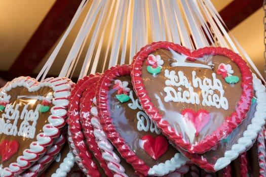 Gingerbread Heart German I Love You Oktoberfest Volksfest