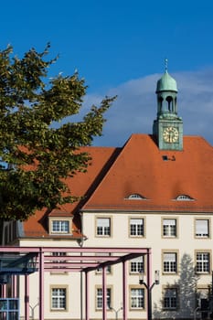 Feuerbach Rathaus Council House Stuttgart Germany Europe Architecture Building Exterior