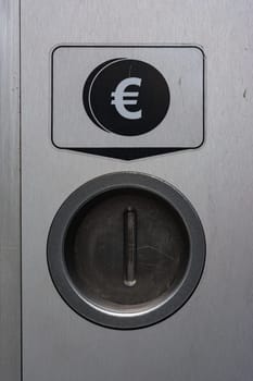 Metal Coin Slot Diagram Euro Closed Secure Payment Machine
