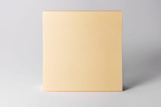 Sticky Notes Notepad Yellow Square White Background Office Supply