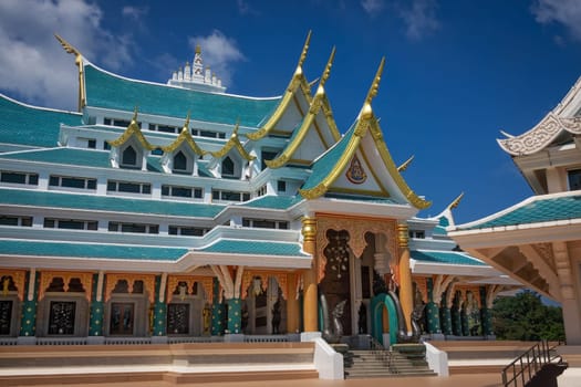 Buddhist Temple Wat Pa Phu Kon, famous place and travel destination in Udon Thani Province, Thailand