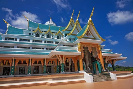 Buddhist Temple Wat Pa Phu Kon, famous place and travel destination in Udon Thani Province, Thailand