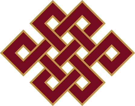 tibet symbolism buddhist eternal ancient meditation illustrattion