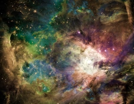 Galactic Space. Elements of this image furnished by NASA