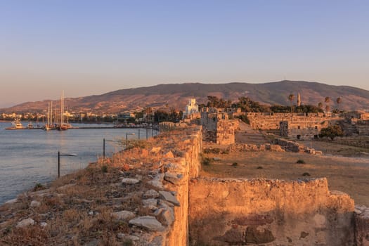 ruins in the fortress of Kos, Greece