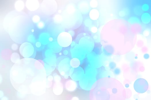 Abstract blurred vivid spring summer pastel bokeh background texture with bright soft color circles. Space for your text. Beautiful backdrop illustration.