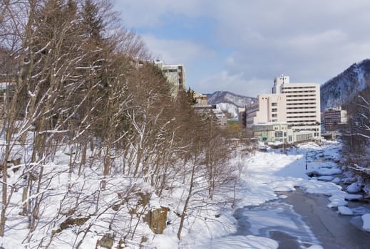 Jozankei Onsen is located inside Shikotsu-Toya National Park between the high cliffs of the Toyohira River. The town is only one hour outside central Sapporo, making it a popular side trip from the city. It is one of the most popular places for tourist.