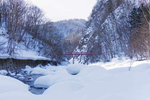 Jozankei Onsen is located inside Shikotsu-Toya National Park between the high cliffs of the Toyohira River. The town is only one hour outside central Sapporo, making it a popular side trip from the city. It is one of the most popular places for tourist.