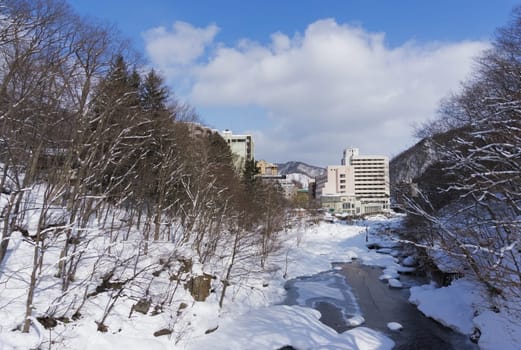 Jozankei Onsen is located inside Shikotsu-Toya National Park between the high cliffs of the Toyohira River. The town is only one hour outside central Sapporo, making it a popular side trip from the city. It is one of the most popular places for tourist.