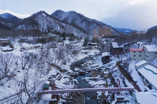 Jozankei Onsen is located inside Shikotsu-Toya National Park between the high cliffs of the Toyohira River. The town is only one hour outside central Sapporo, making it a popular side trip from the city. It is one of the most popular places for tourist.