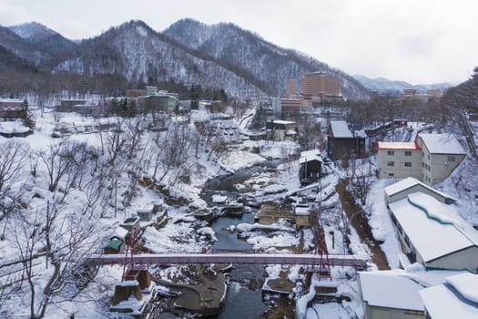 Jozankei Onsen is located inside Shikotsu-Toya National Park between the high cliffs of the Toyohira River. The town is only one hour outside central Sapporo, making it a popular side trip from the city. It is one of the most popular places for tourist.
