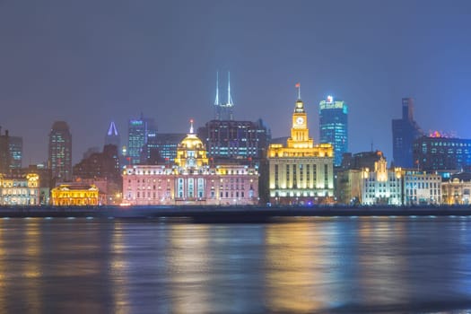 The Bund or Waitan is a waterfront area in central Shanghai.The Bund usually refers to the buildings and wharves on the section of the road, as well as some adjacent areas. It is one of the most famous tourist destinations in Shanghai.