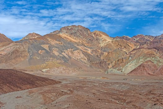 Colorful Views of the Amargosa Range in Death Valley National Park in California