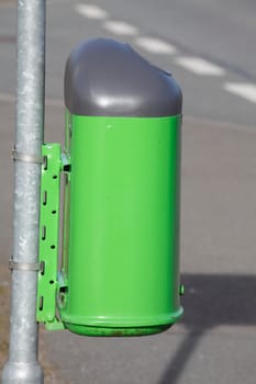 green  Trash Can,  Germany