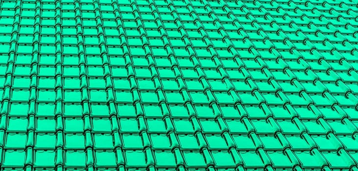 modern mint green glossy rooftop tiling texture background