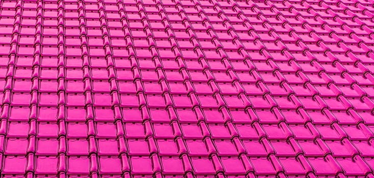modern neon pink glossy rooftop tiling texture background