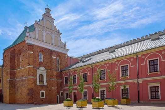 Holy Trinity Chapel in the Courtyard of Medieval Castle