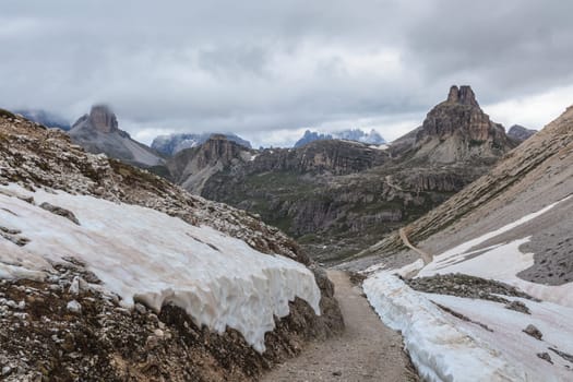 Tre cime di Lavaredo. Dolomite Alps, Italy
