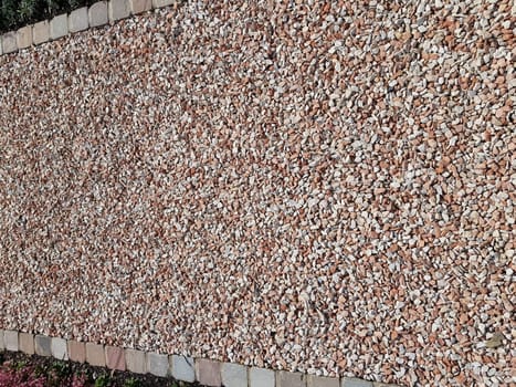 Close-up of a picture with gravel stones, pebbles as a background