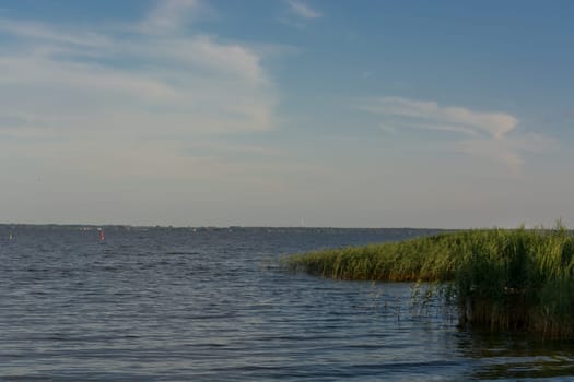 National Park Vorpommersche Boddenlandschaft on Fischland at the Baltic resort Ahrenshoop in Germany