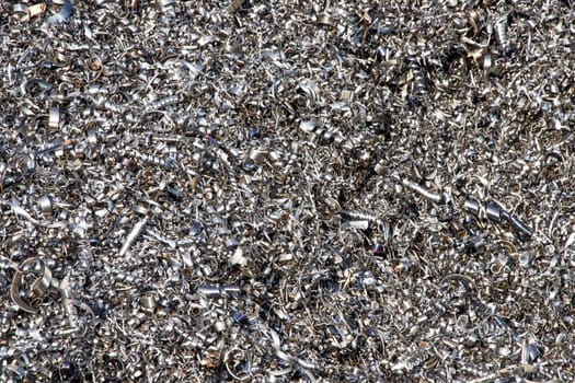 Junkyard metal fragments
