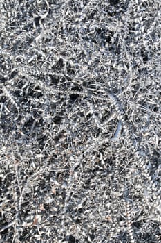 Junkyard metal fragments