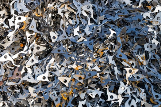 Junkyard metal fragments
