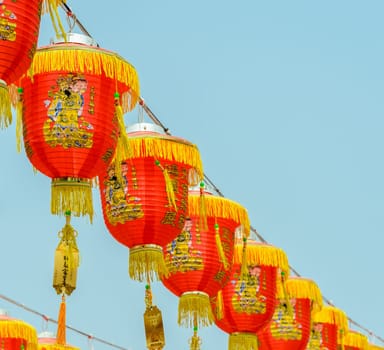 Chinese red lantern (decoration for Chinese New Year Festival)