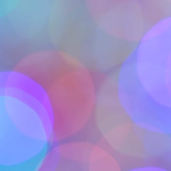 Colorful bokeh abstract background of de-focused Christmas lights