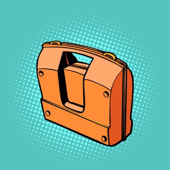 working tool box. Pop art retro vector illustration kitsch vintage
