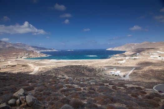 Ftelia beach, Mykonos, Greece