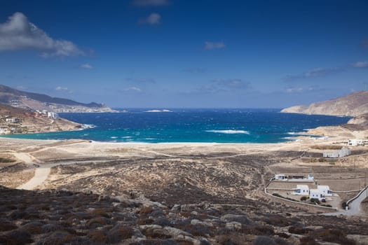 Ftelia beach, Mykonos, Greece